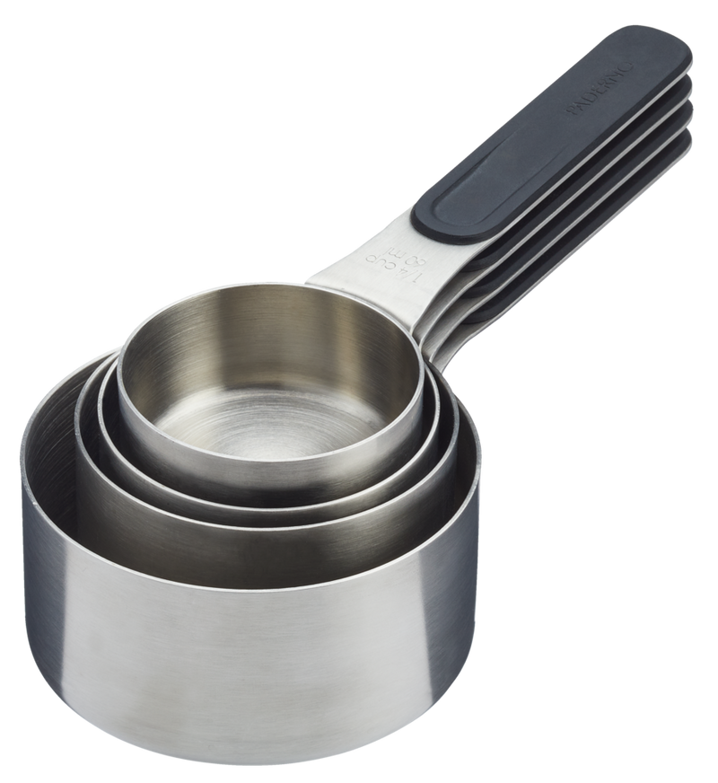 Stainless Steel Measuring Cups with Magnetic Handle, 4-pc U3503