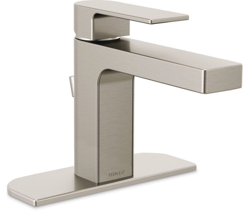 Xander Single Handle Rigid Spout Single Hole Bathroom Sink Faucet WaterSense Certified, Brushed Nickel X0371