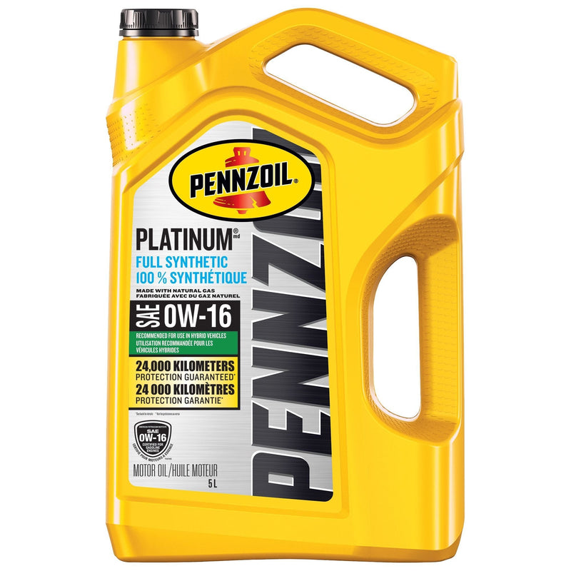 Platinum 0W16 Synthetic Engine Oil, 5-L J1719