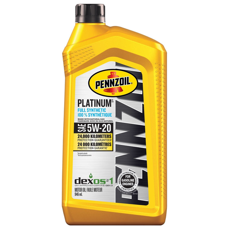 Platinum 5W20 Synthetic Engine/Motor Oil, 946-mL J8796