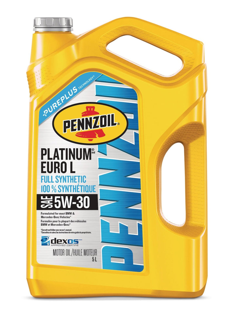 Platinum Euro L 5W30 Synthetic Engine/Motor Oil, 5-L D1200