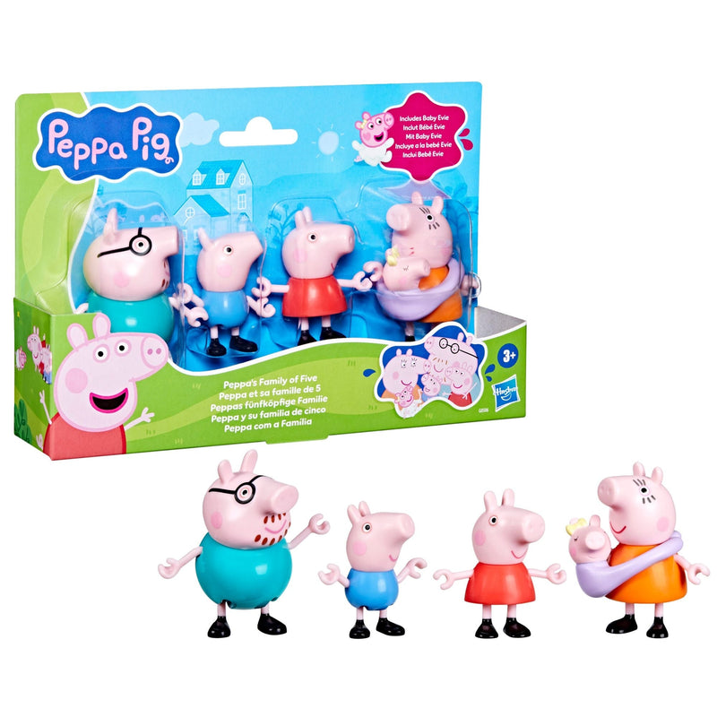 Family Figure Playset for Ages 3+, 4-pc W8813