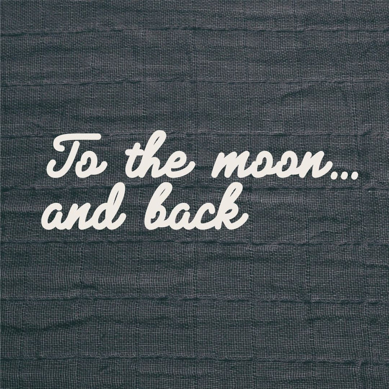 Cotton Muslin Baby Swaddle Blanket, Charcoal R7917