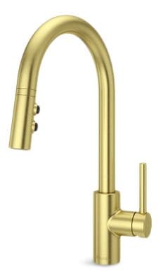 Fullerton Pull-Down Kitchen Faucet, Brush Gold J1370