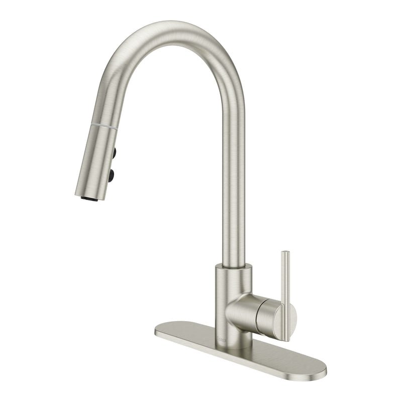 Modern Pull-Down Kitchen Faucet, Stainless Steel Z6816