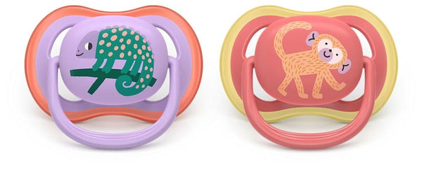 Ultra Air Pacifier 18m+, Chameleon, 2-pk N7244