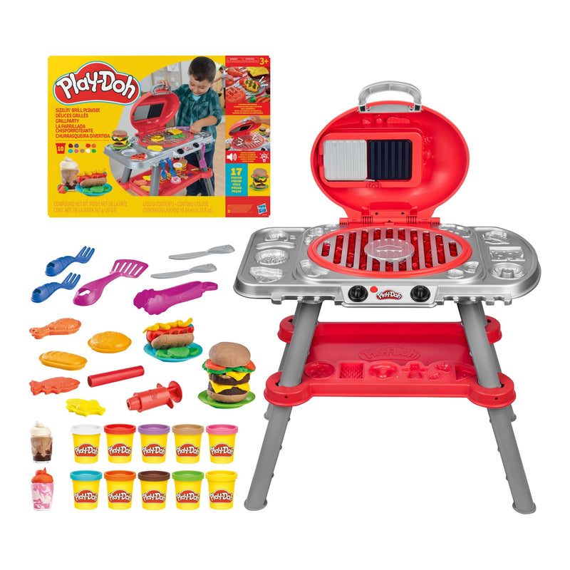 Barbecue Grill Set with Lights and Sounds, 17-pc E6414