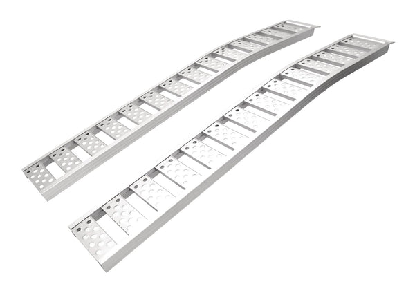PRIME1 Automotive Accessories UTV/ATV Aluminum Loading Ramps Pair with Adjustable Straps, 90 x 12-in, 2-pc C7575