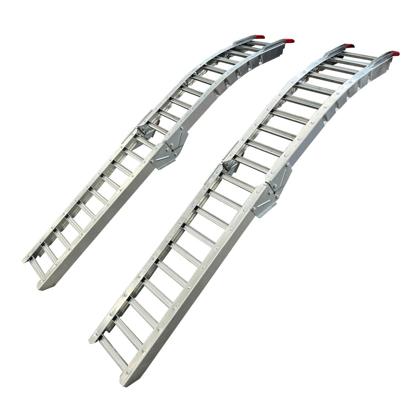 PRIME1 Steel Rung Folding Loading Ramp, Unassembled, 84-in, 2-pc N8611