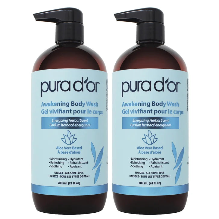 Pura D'or Awakening Body Wash, 2 x 709 mL I0573