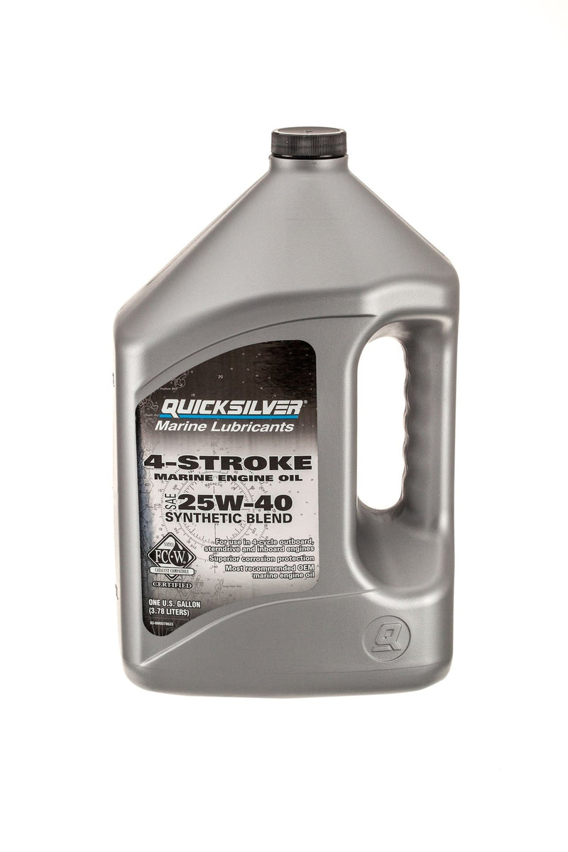 4-Stroke Synthetic Blend Marine Engine Oil 25W40, 4-L C783