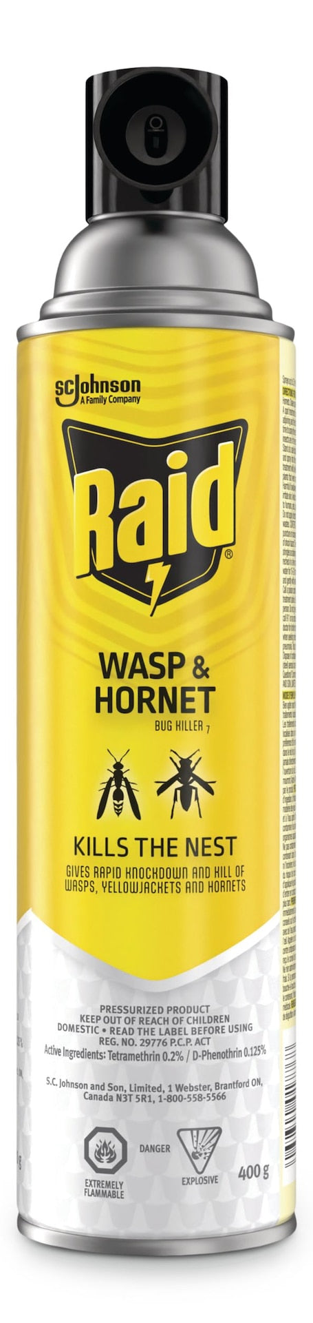 Hornet & Wasp Spray, Aerosol Spray, 400 g Y1104
