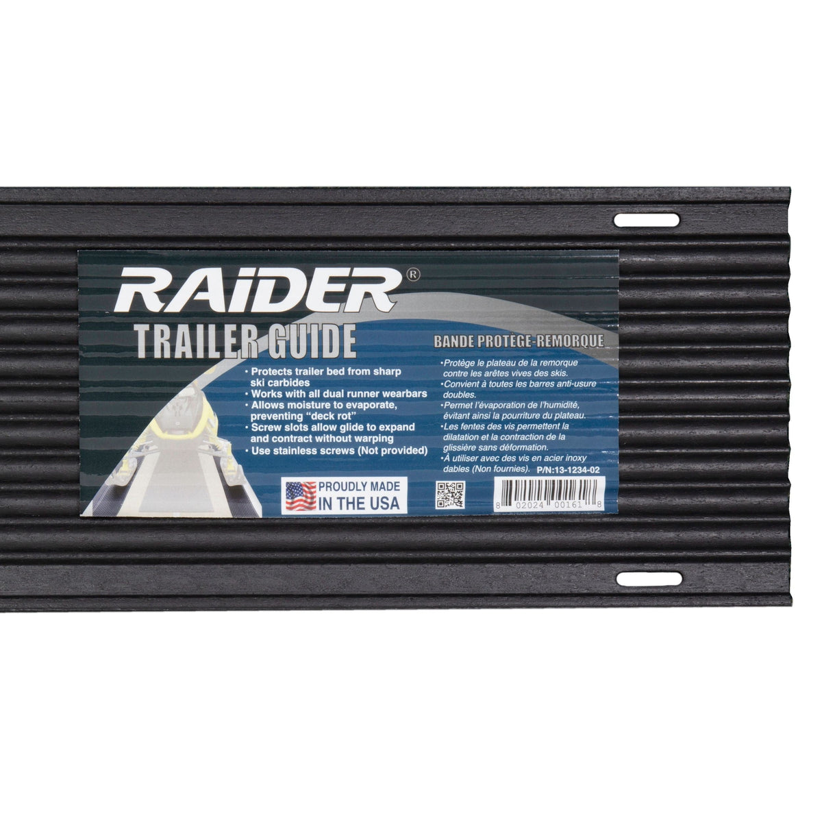 Snowmobile Trailer Guide Ons, 60 x 6-1/2-in
