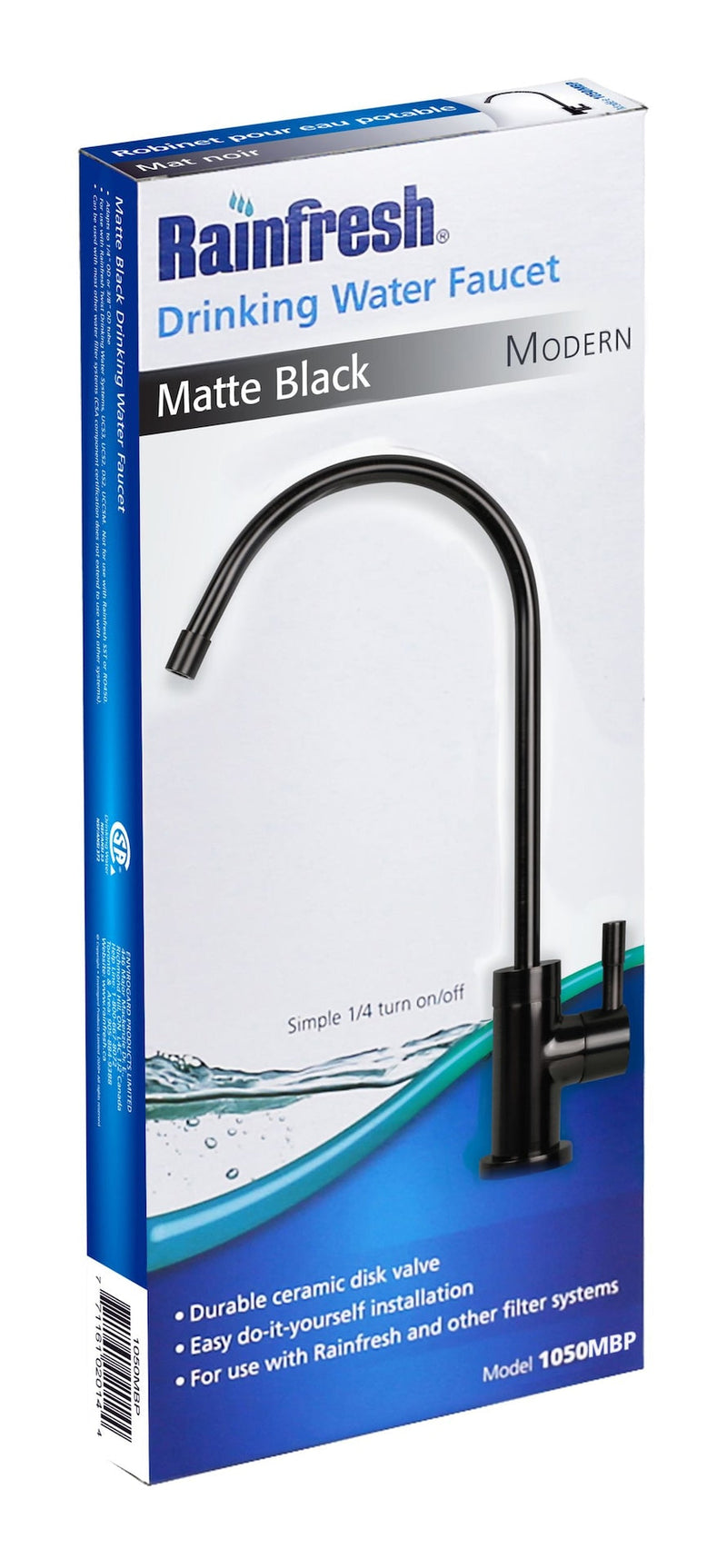 1050MBPDrinking Water Faucet, Matte Black S3198