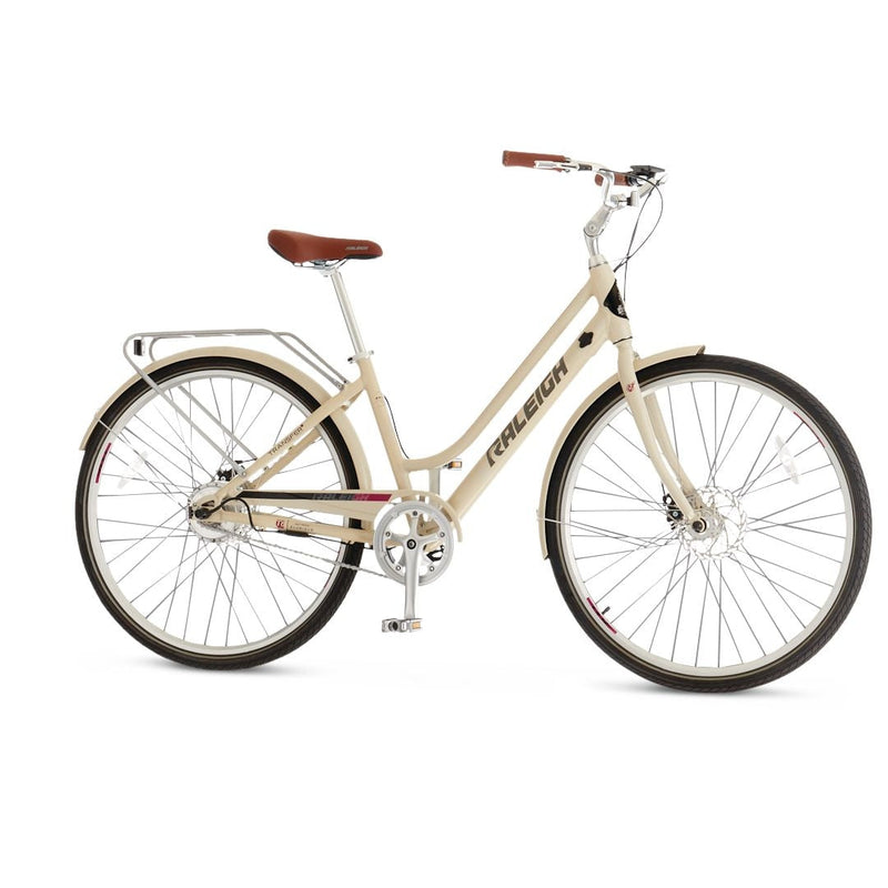 Dobson Comfort Electric Bike, Lightweight & LCD Display-Integrated, 700C Wheels, Beige V5985