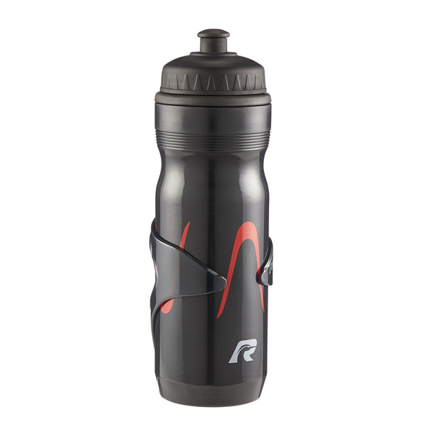High Flow Valve Bike Water Bottle, Black Q2097