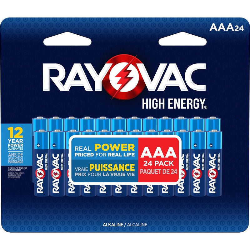 HIGH ENERGY AAA Alkaline Batteries, Long Lasting, All Purpose, 24-Pk B4563