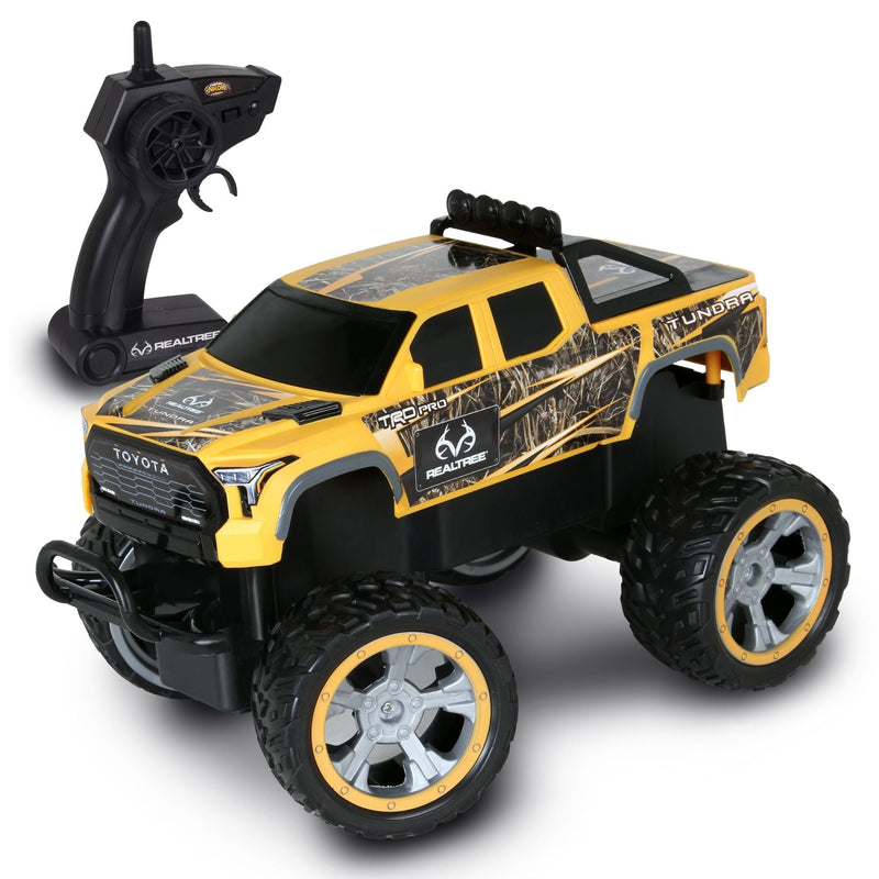 Yellow Tundra RC Car, 100-ft Range U9436