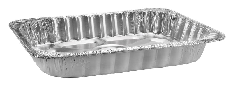 Rectangle Foil Reusable Steam Baking Pan, Silver, 17-in, for Baking/Cooking/Steaming N2520