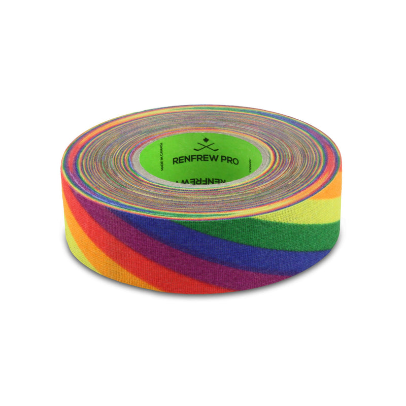 Pro Hockey Tape, Rainbow, 24-mm x 18-m W7997