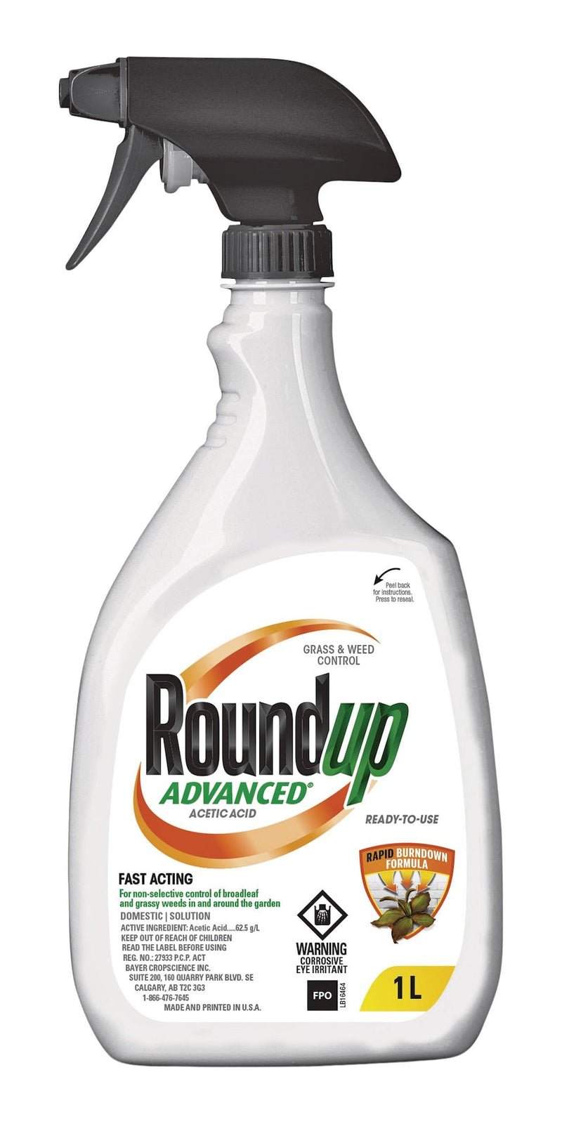 Advanced Ready-To-Use Grass & Weed Control Spray, 1-L B2113
