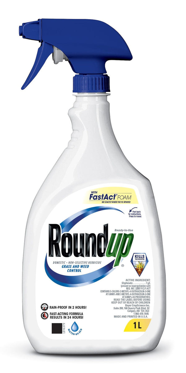 Ready-to-Use Herbicide Grass & Weed Control/Killer with Fast Fact Foam, 1-L D2332