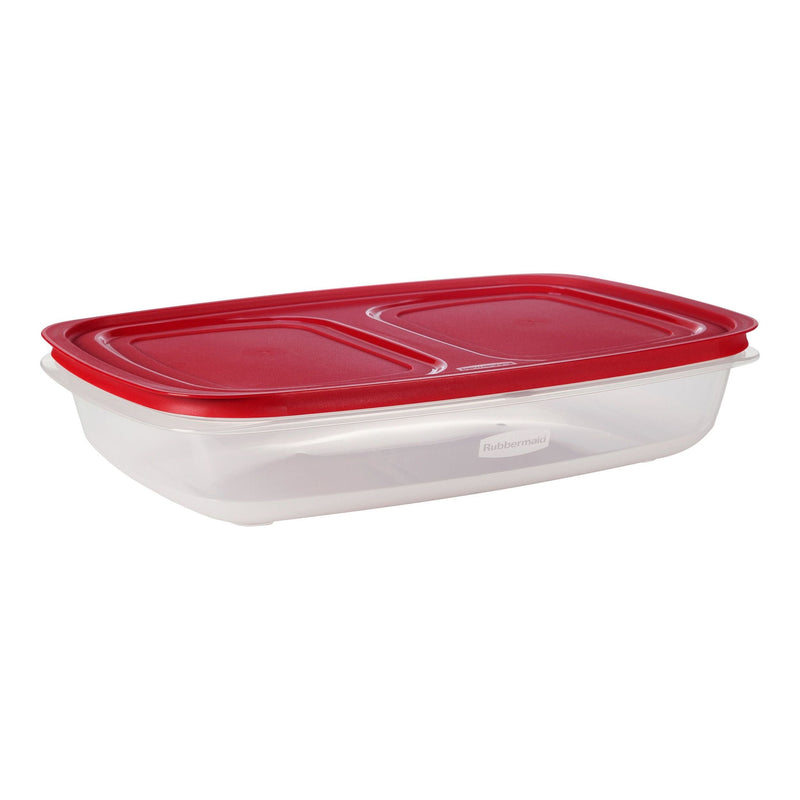 Easy Store Rectangular Plastic Food Storage Container Set with SecureGrip, Stackable, 28.8 Cups R7026