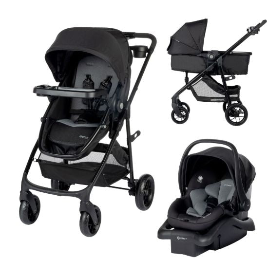 Grow and Go Travel System with 8 Strolling, Alloy Y7088
