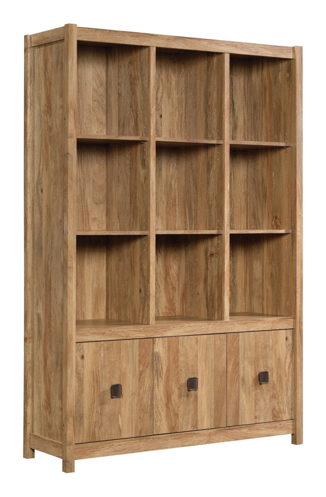 Cannery Bridge 3-Door Bookcase/Bookshelf Storage Cabinet, Sindoori Mango Finish A3437