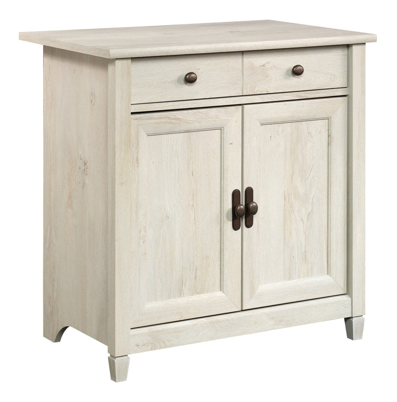 Edge Water 2-Door Storage Cabinet With Adjustable Shelf, Chalked Chestnut Finish V8577