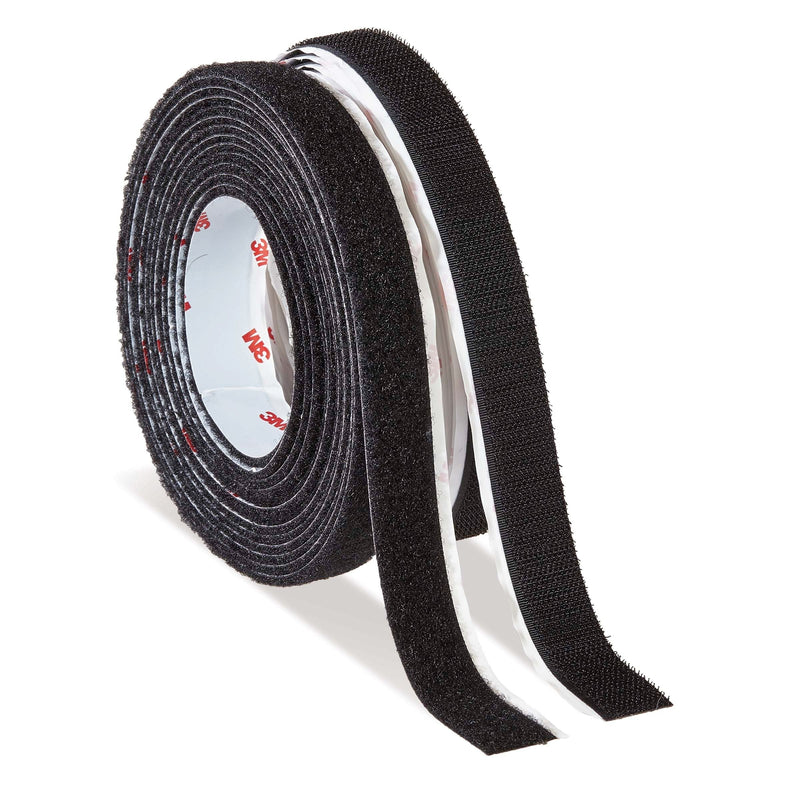 Indoor Fasteners, Black, 3-lbs, 0.75-in x 15-ft, 1-pk Y414