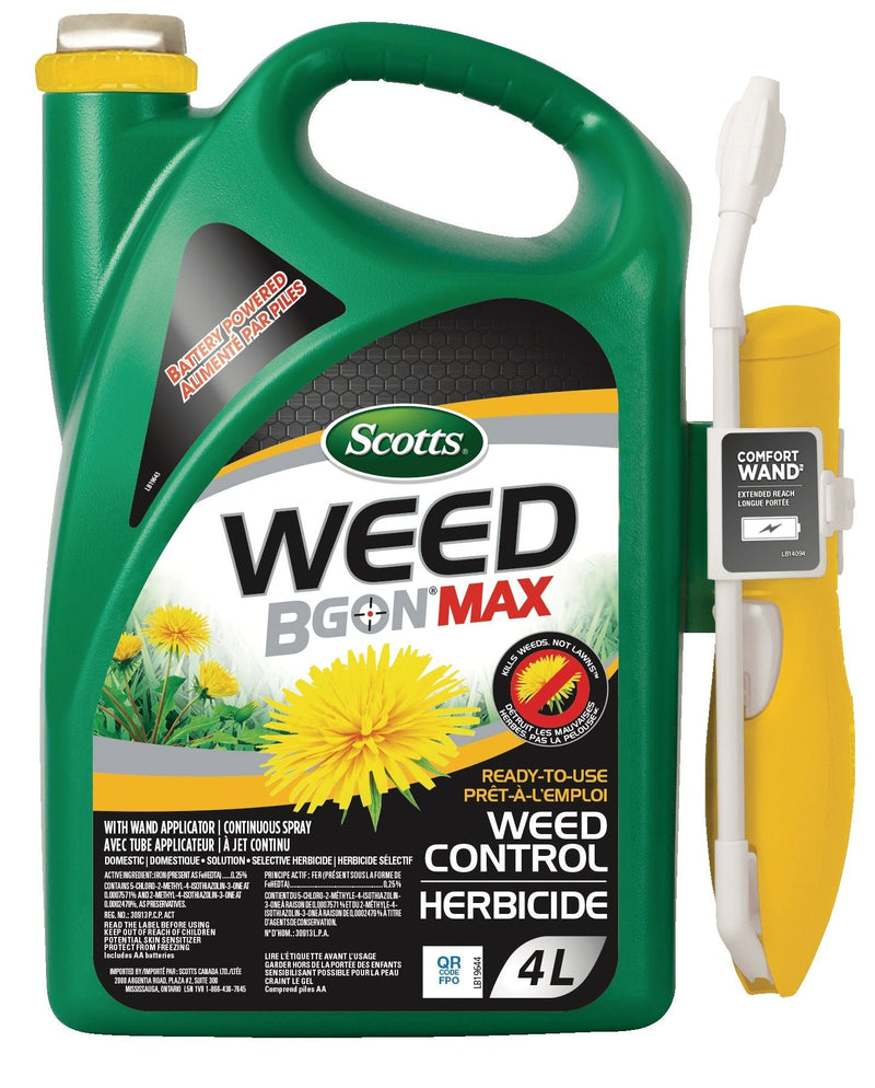 Ecosense Weed B Gon MAX Ready-To-Use Weed Control Battery Powered Spray, 4-L A5306