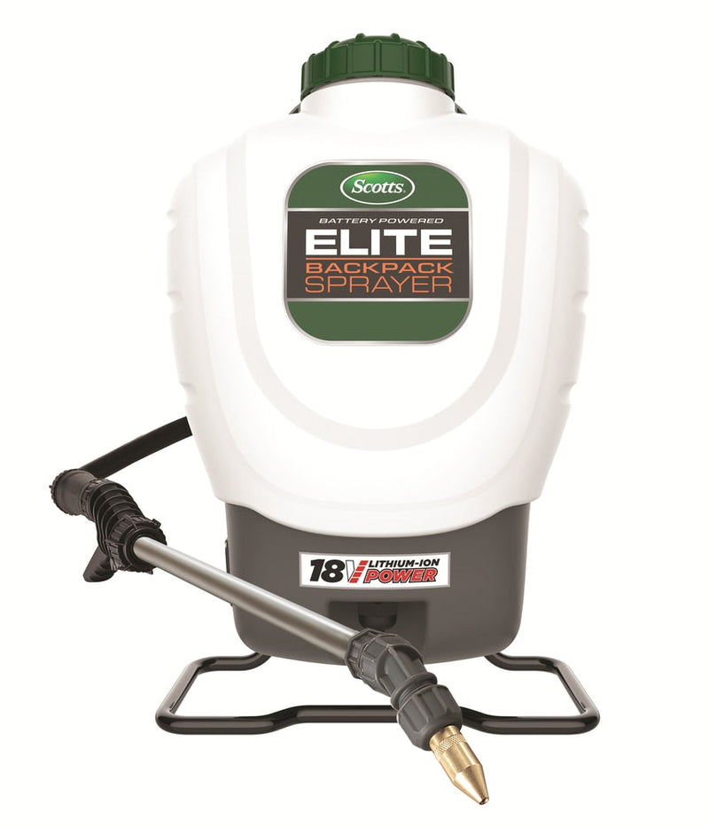 Elite 18V Lithium-Ion 2.0AH Battery Powered Garden Backpack Sprayer, 18.1-L Y7227