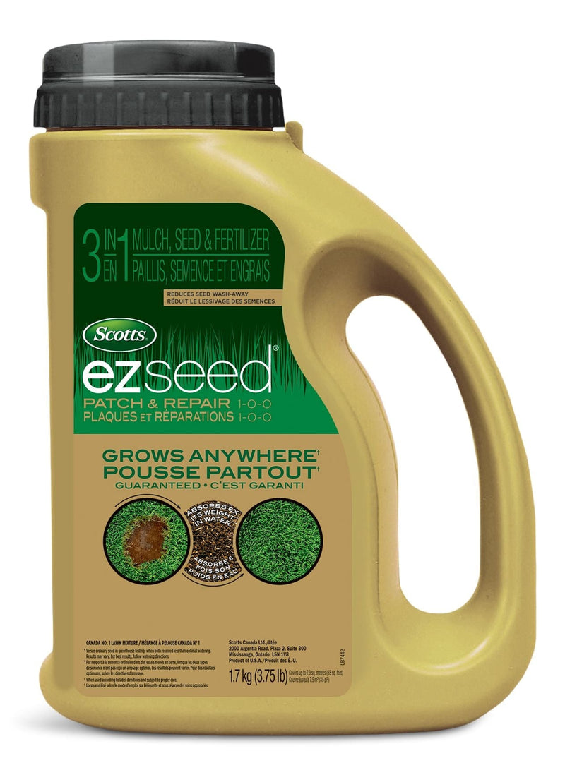 EZ Seed 3-in-1 Patch & Repair Grass Seed & Fertilizer Mix, 1-0-0, 1.71-kg S8277
