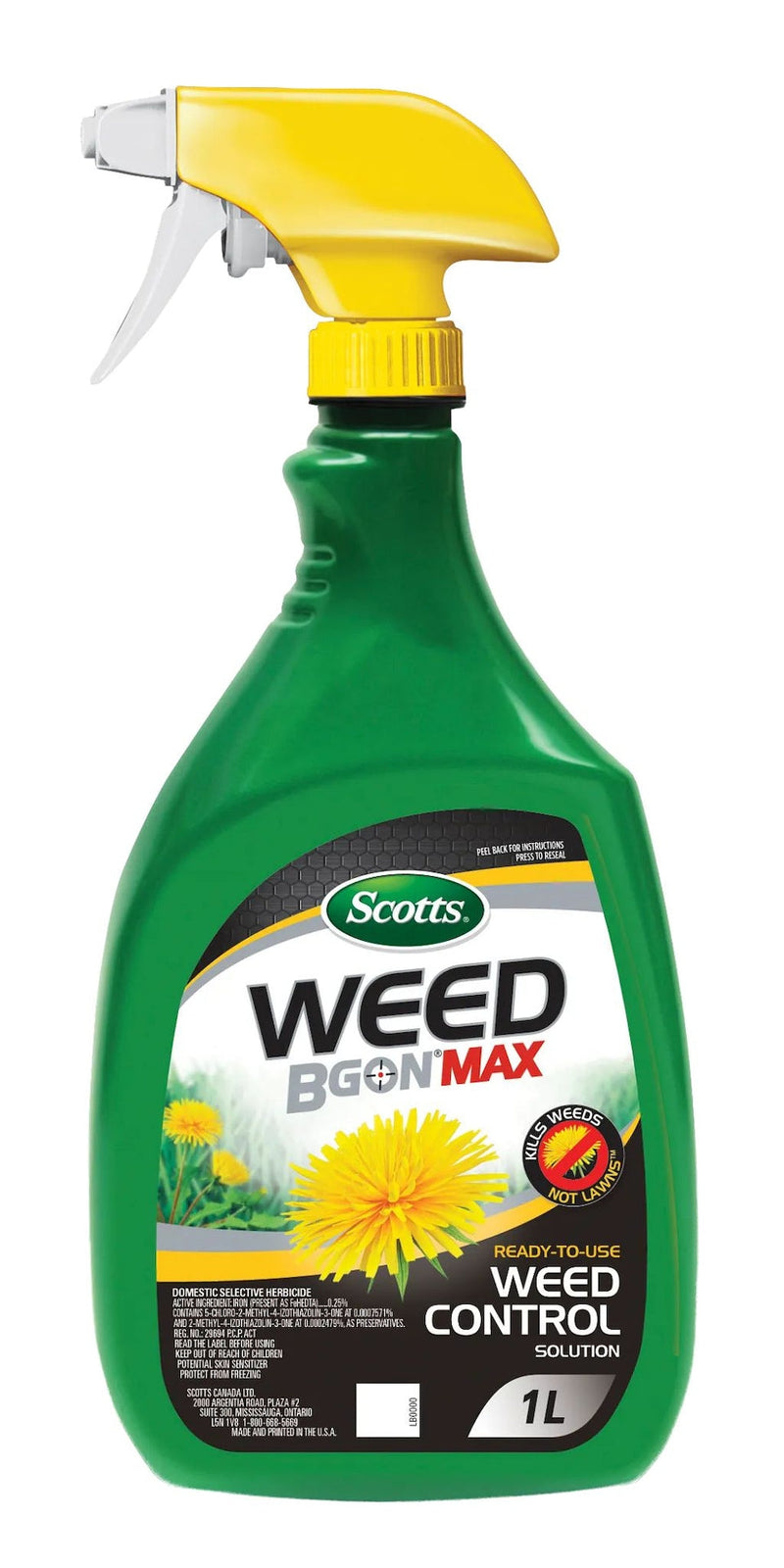 Weed B Gon MAX Weed Control Concentrate for Lawns, 1-L A1849