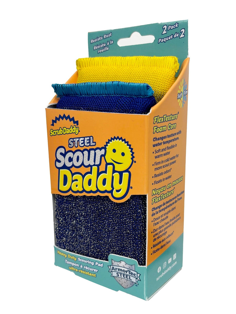 Scour Daddy Multi-Surface Steel Scouring Pads, 2-pk V4212
