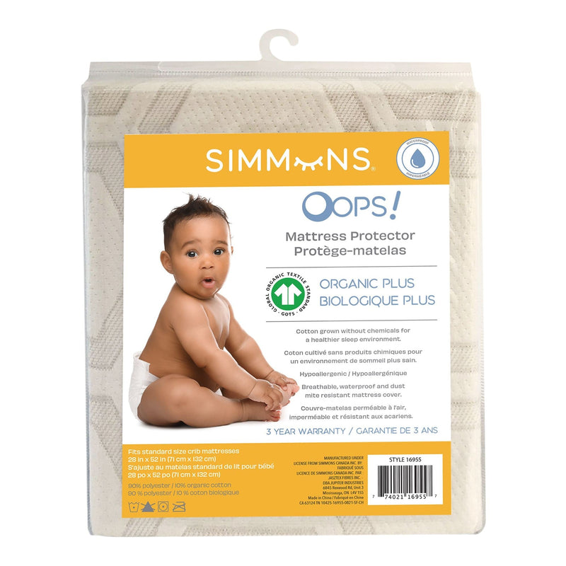 Organic Crib Mattress Waterproof Protector J7835