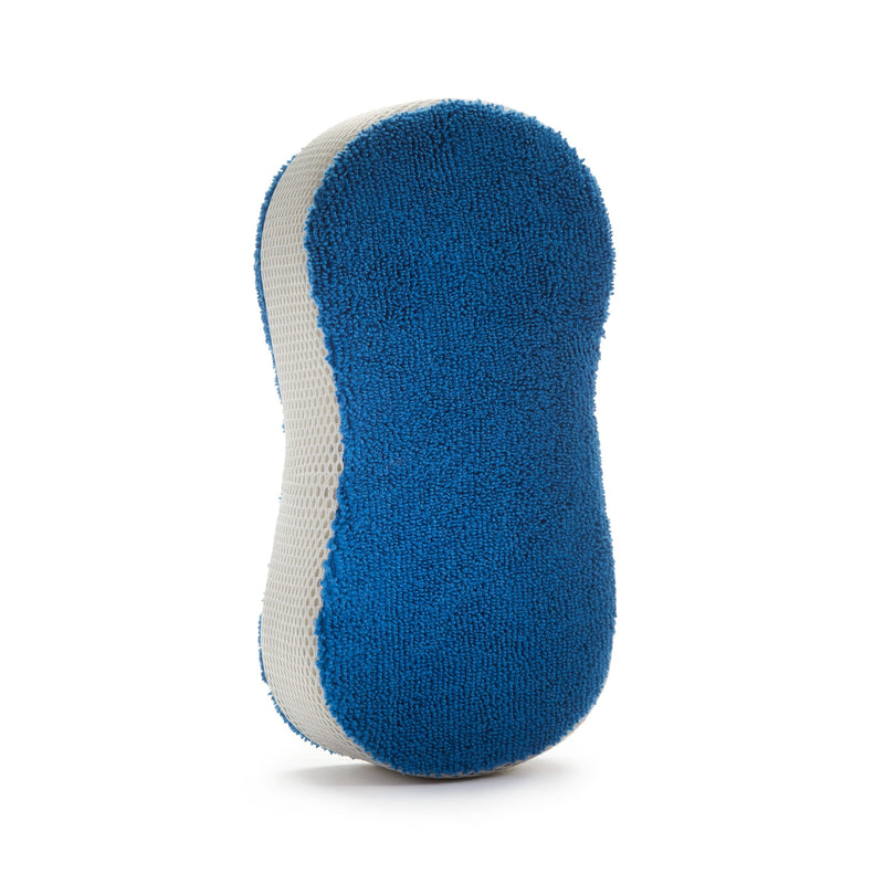 2-in-1 Microfibre Wash Sponge, Blue, 1-pc H6897