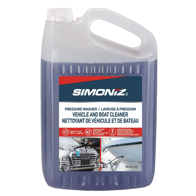 Non-Toxic Vehicles & Boats Ready-to-Use Pressure Washer Detergent, 3.78L Y2805