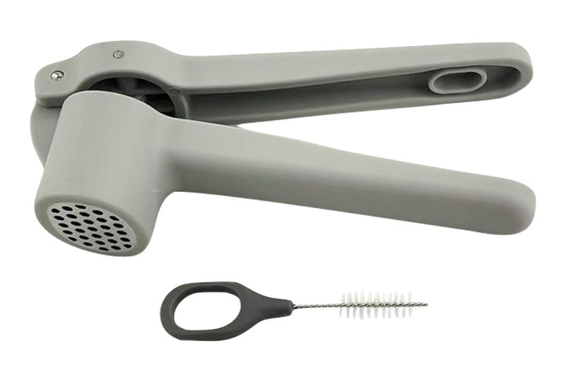 Stainless Steel Garlic Press with Brush O3842