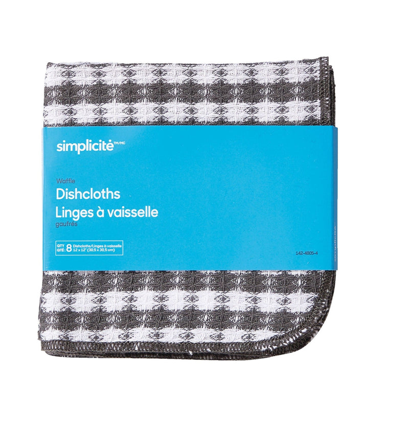 Waffle Dishcloths, 8-pk D6457