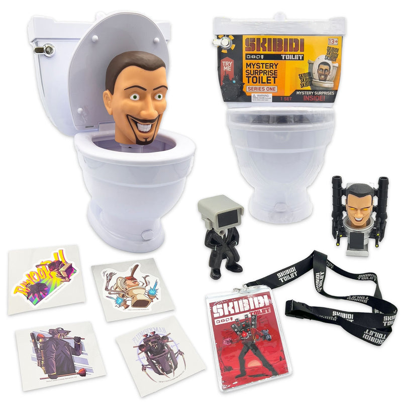 Giant Mystery Toilet Set with Surprise Toys for Ages 13+, Assorted Figures J7941