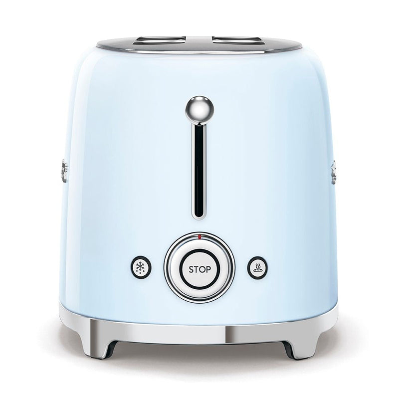 Retro Style Electric Toaster with Multi-Function Control, Light Blue, 2-Slices I9099