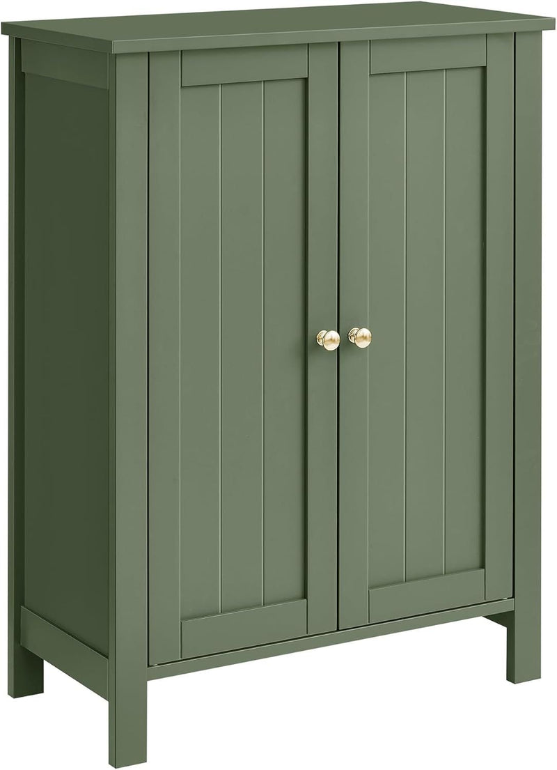 Home 2-Door Forest Green Storage Cabinet with 2 Adjustable Shelves R2363