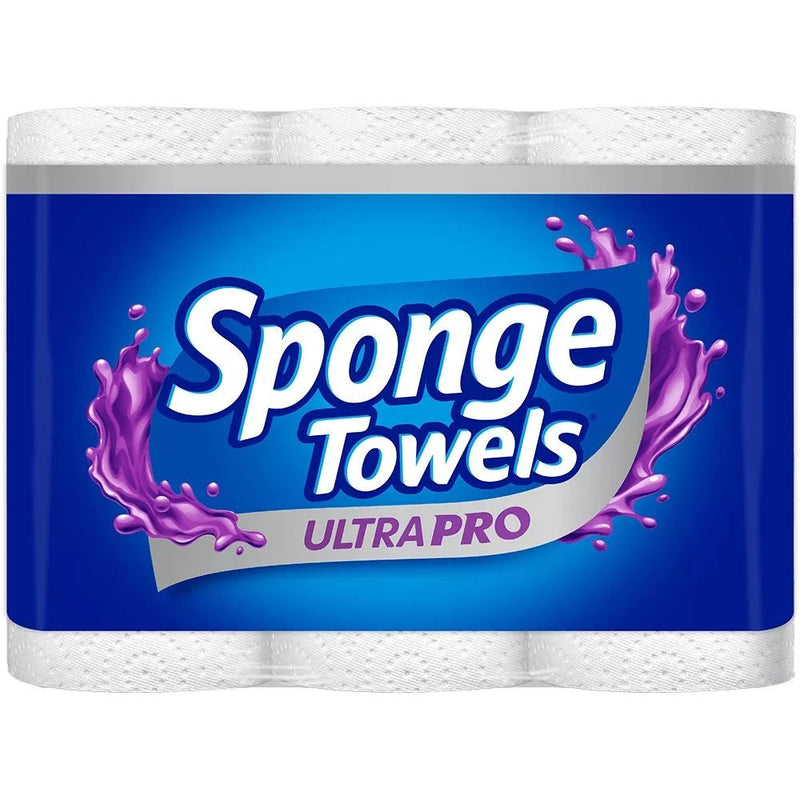 Sponge Ultra Choose-A-Size Paper Towel Rolls, 3-pk Q1181