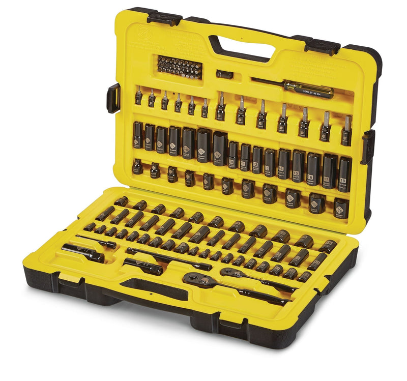 Professional Grade Black Chrome Socket Set, 122-pc, SAE/Metric K8847