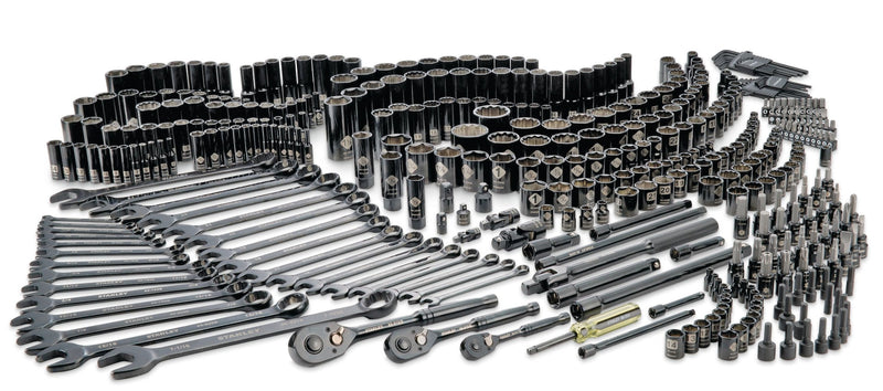 Professional Grade Black Chrome Socket Set, SAE/Metric, 427-pc I3819