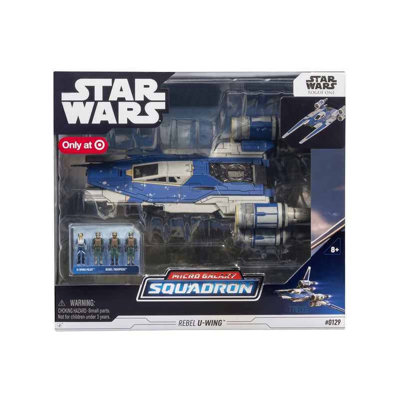 Micro Galaxy Squadron U-wing Starfighter, 2-in Vehicle with Foldout Wings, Troop Bay, Sniper Gun, and Four 1-in Micro Figure... A9692