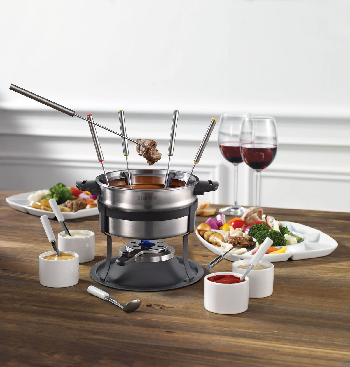 19 piece FONDUE with MAGNETS