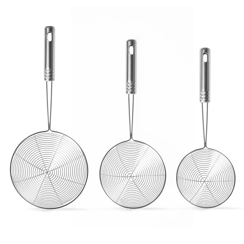 3PC STAINLESS STEEL STRAINER SET G9196